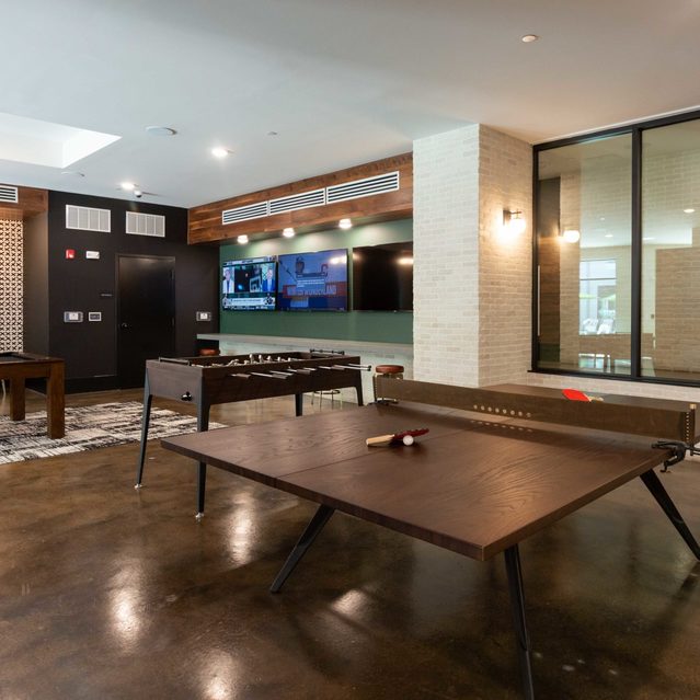 Live 8 West - Modern game room with many board games