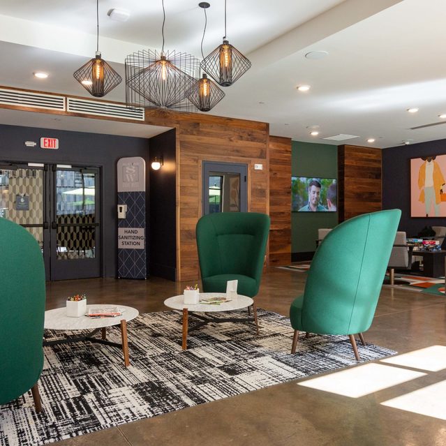 Live 8 West - Spacious community clubhouse