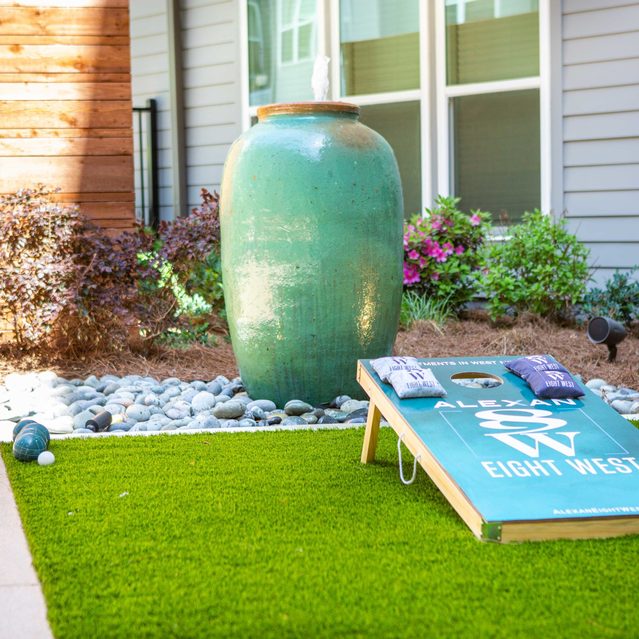 Live 8 West - Outdoor games with beautiful landscaping