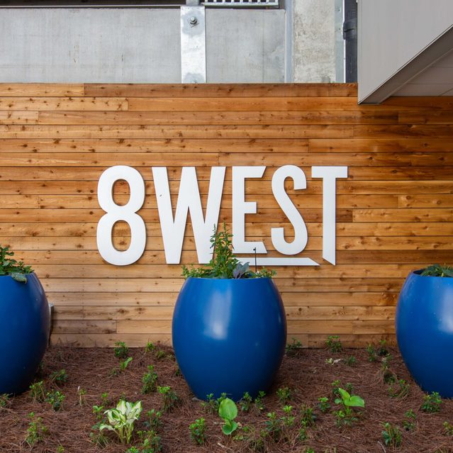 Live 8 West - Entrance sign